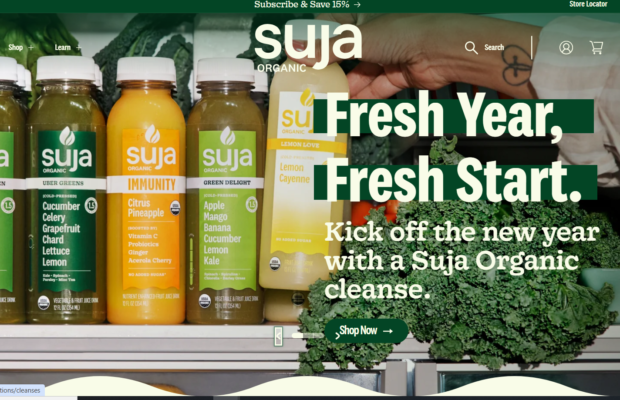 Weekly website woes ep2 – Suja Organic Image